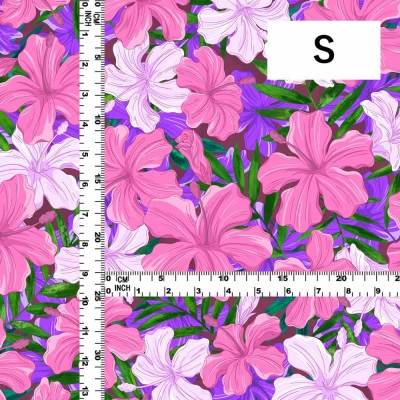 Hula Fabric / Hibiscus / JKH-616-PI