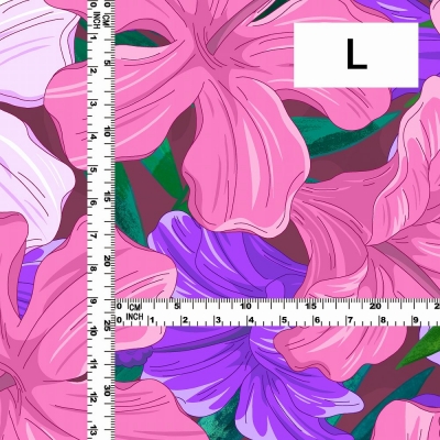 Hula Fabric / Hibiscus / JKH-616-PI