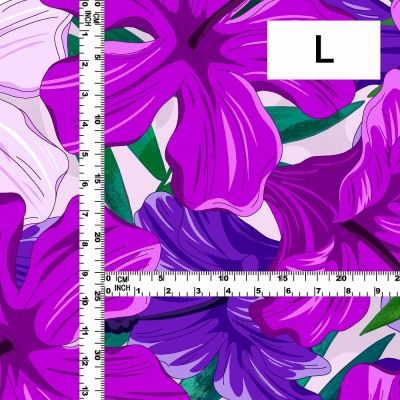 Hula Fabric / Hibiscus / JKH-616-RDPU