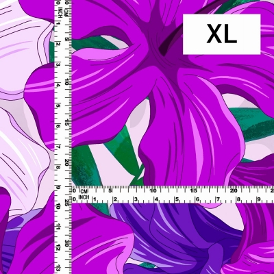 Hula Fabric / Hibiscus / JKH-616-RDPU