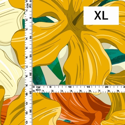 Hula Fabric / Hibiscus / JKH-616-YE