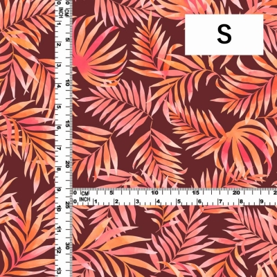 Hula Fabric / Hawaiian Leaf / JKH-620-BROR