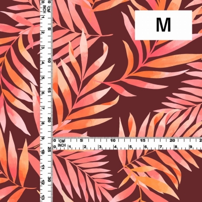 Hula Fabric / Hawaiian Leaf / JKH-620-BROR