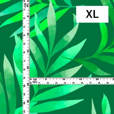 Hula Fabric / Hawaiian Leaf / JKH-620-GR