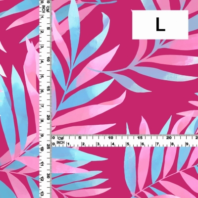 Hula Fabric / Hawaiian Leaf / JKH-620-PI