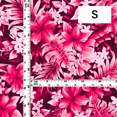 Hula Fabric / Hibiscus / JKH-622-RD