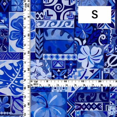 Hula Fabric / Square Design / JKH-626-BL