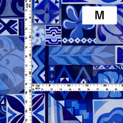 Hula Fabric / Square Design / JKH-626-BL
