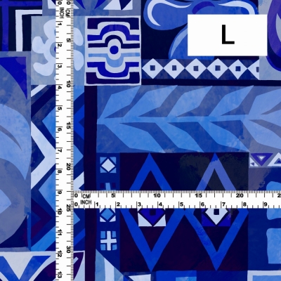 Hula Fabric / Square Design / JKH-626-BL