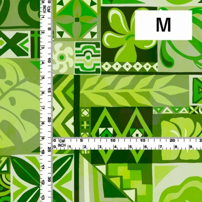 Hula Fabric / Square Design / JKH-626-GR