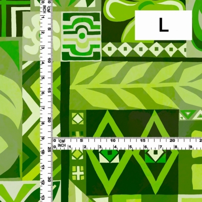 Hula Fabric / Square Design / JKH-626-GR