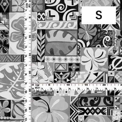 Hula Fabric / Square Design / JKH-626-GY