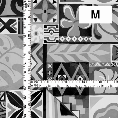 Hula Fabric / Square Design / JKH-626-GY