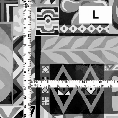 Hula Fabric / Square Design / JKH-626-GY