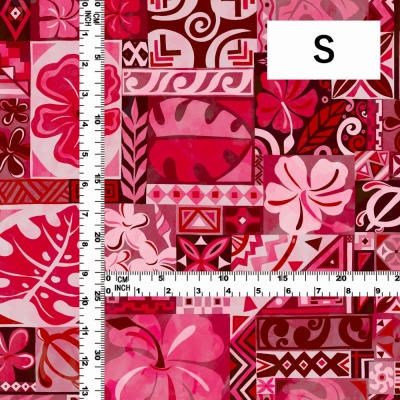 Hula Fabric / Square Design / JKH-626-RD