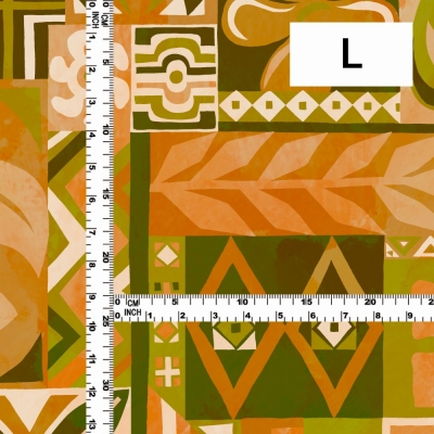 Hula Fabric / Square Design / JKH-626-YE