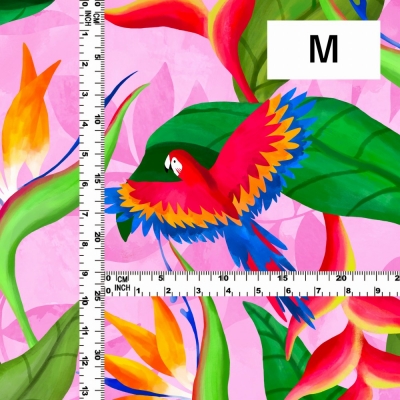 Hula Fabric / Tropical Bird / JKH-632-PI