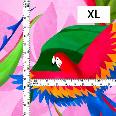 Hula Fabric / Tropical Bird / JKH-632-PI