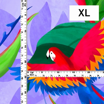 Hula Fabric / Tropical Bird / JKH-632-PU