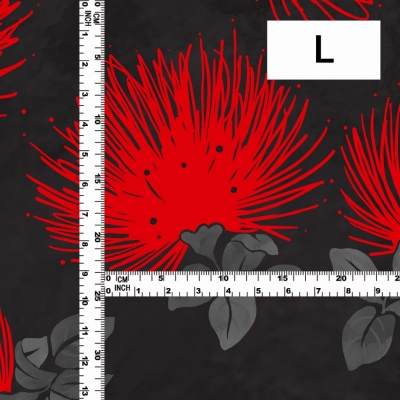Hula Fabric / Lehua / JKH-634-BK