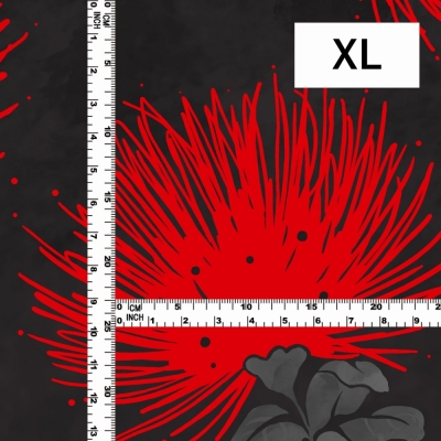 Hula Fabric / Lehua / JKH-634-BK