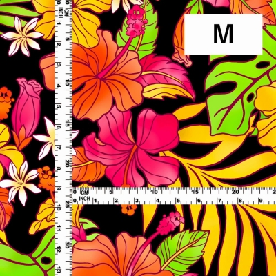 Hula Fabric / Hibiscus / JKH-636-BKOR