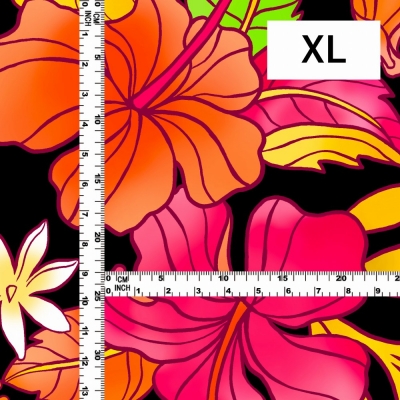 Hula Fabric / Hibiscus / JKH-636-BKOR