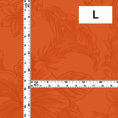 Hula Fabric / Hibiscus / JKH-638-OR