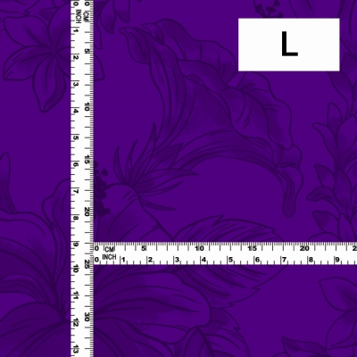 Hula Fabric / Hibiscus / JKH-638-PU