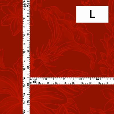 Hula Fabric / Hibiscus / JKH-638-RD