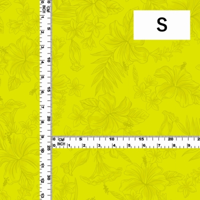 Hula Fabric / Hibiscus / JKH-638-YE