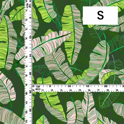 Hula Fabric / Banana Leaf / JKH-640-GR