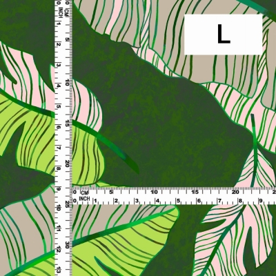 Hula Fabric / Banana Leaf / JKH-640-GR