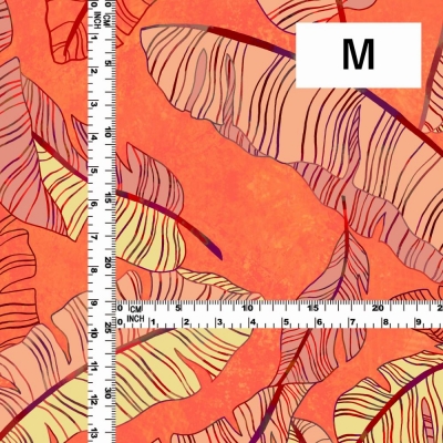 Hula Fabric / Banana Leaf / JKH-640-OR