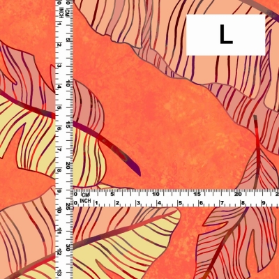 Hula Fabric / Banana Leaf / JKH-640-OR