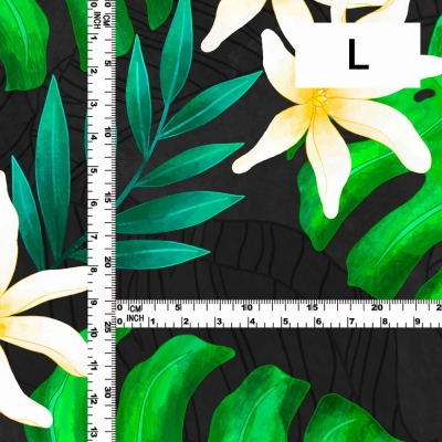 Hula Fabric / Tiare / JKH-642-BK