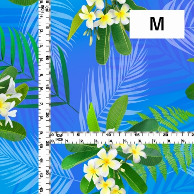Hula Fabric / Plumeria / JKH-644-BL
