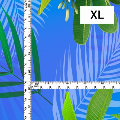 Hula Fabric / Plumeria / JKH-644-BL