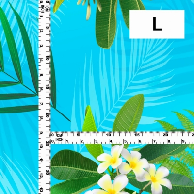 Hula Fabric / Plumeria / JKH-644-LBL