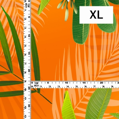 Hula Fabric / Plumeria / JKH-644-OR