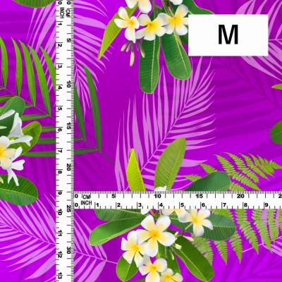 Hula Fabric / Plumeria / JKH-644-PU