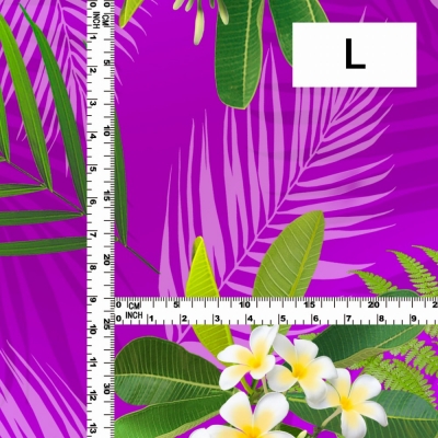 Hula Fabric / Plumeria / JKH-644-PU