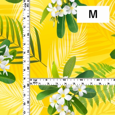 Hula Fabric / Plumeria / JKH-644-YE