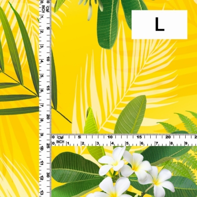 Hula Fabric / Plumeria / JKH-644-YE