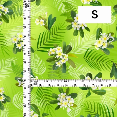 Hula Fabric / Plumeria / JKH-644-YEGR