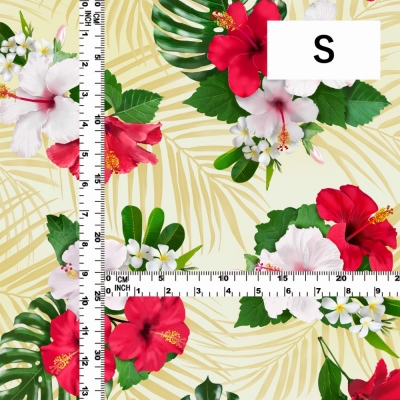 Hula Fabric / Hibiscus / JKH-646-BE
