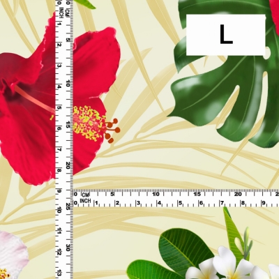 Hula Fabric / Hibiscus / JKH-646-BE