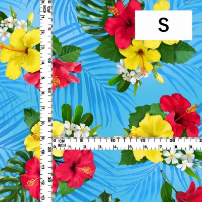 Hula Fabric / Hibiscus / JKH-646-LBL