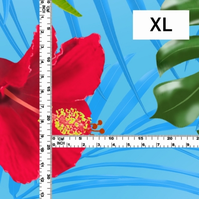 Hula Fabric / Hibiscus / JKH-646-LBL