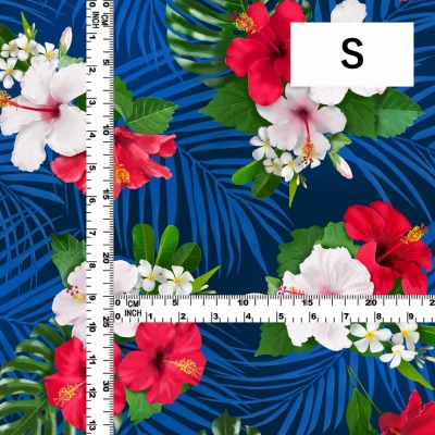 Hula Fabric / Hibiscus / JKH-646-NV